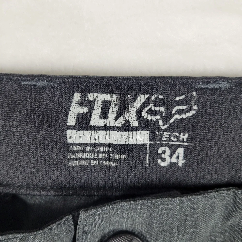 Fox Racing Slambozo Tech Cargo Shorts Men's 34 Gray 9